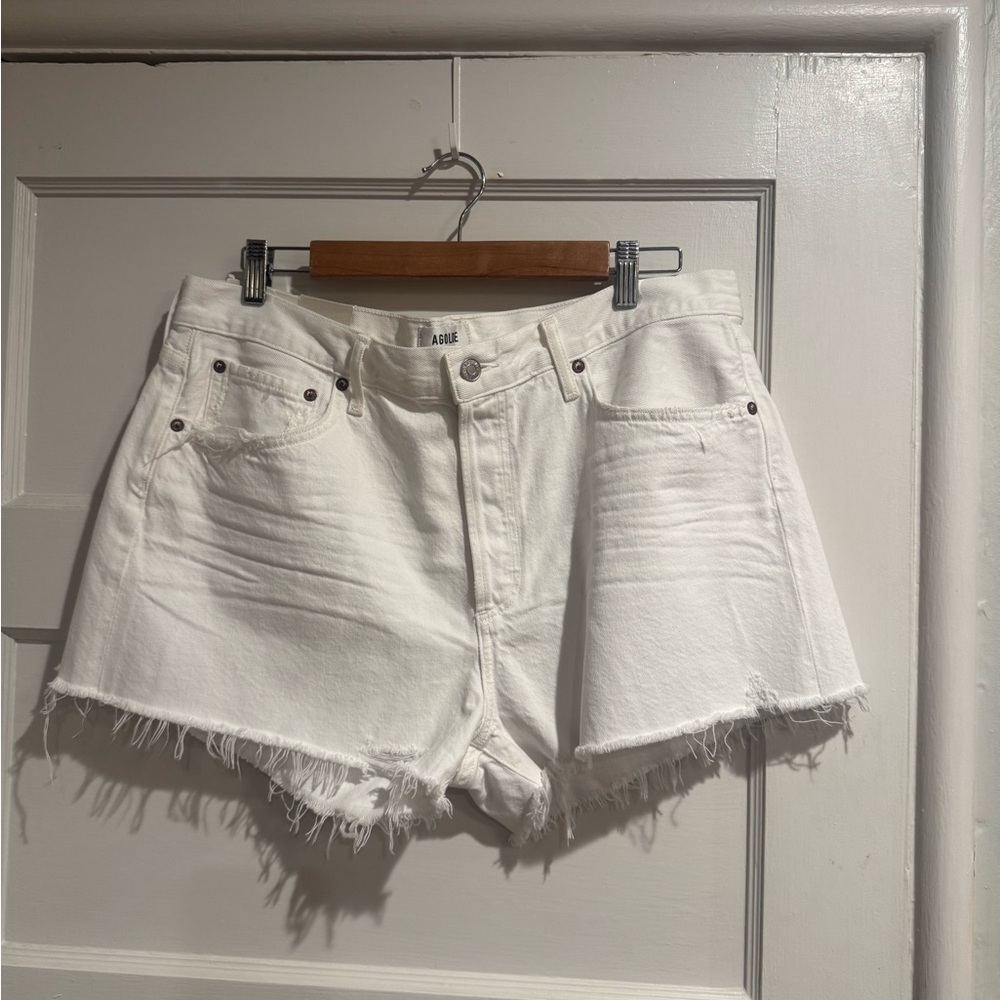 AGOLDE Parker Jean Short White | Size 32 | NEW WITH TAGS